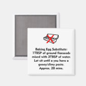 Backeier-Ersatz Magnet (Vorderseite/Rückseite)