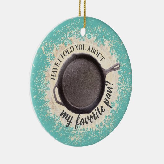 Backeisengebäck Kochgeschirr Weihnachten Keramik Ornament (Rechts)