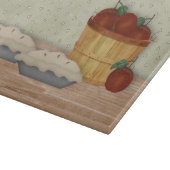 Backen Apfelkuchen Schneidebrett (Ecke)