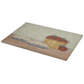 Backen Apfelkuchen Schneidebrett (Ecke)