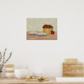 Backen Apple Pie Print Poster (Küche)