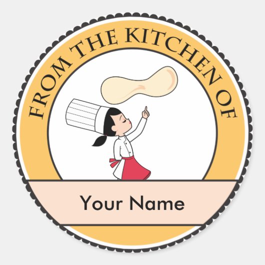 Backen Aufkleber für den Verkauf Label Küche (Vorderseite)