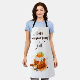 Backen bis Ihr Herz voll ist Schürze