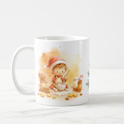 Backen bringt Freude Weihnachtstasse Kaffeetasse (Links)