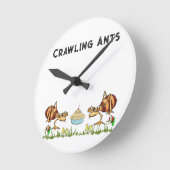 Backen Crawling Ants Uhr (Winkel)