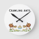 Backen Crawling Ants Uhr (Vorderseite)