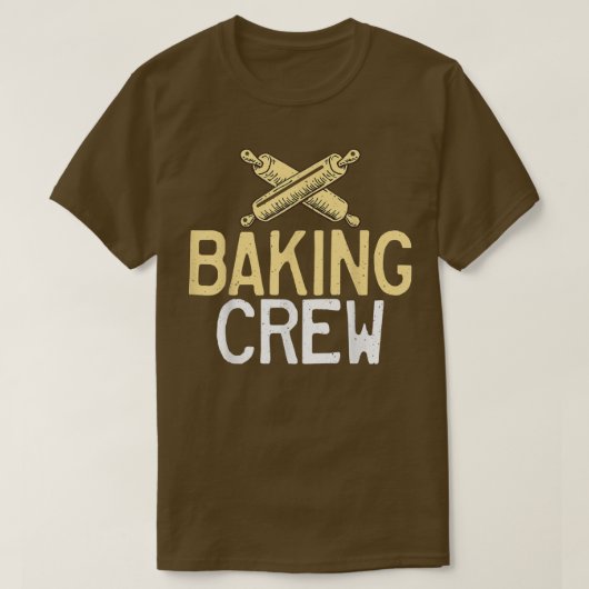 Backen Crew Freund Team Kochen Backen Bäcker T-Shirt (Design vorne)