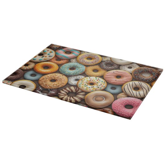 Backen Donuts Küchenschneider Schneidebrett (Ecke)