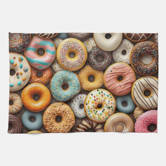 Backen Donuts Küchentuch (Horizontal)