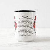 Backen-Familien-Wappen Tasse (Zentrum)