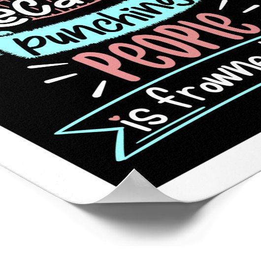 Backen Funny Cooking Geschenk Poster (Ecke)