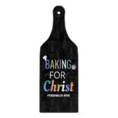Backen für Christ Bakers Cutting Board Schneidebrett (Vorderseite)