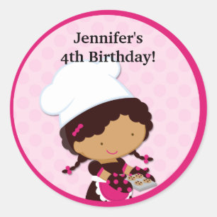 Backen-Gastgeschenk-Aufkleber Runder Aufkleber