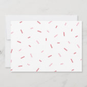 Backen Geburtstag Foto Einladung Cupcake einladen (Rückseite)