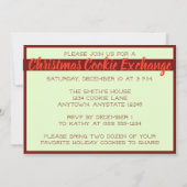 Backen-Geist-helle Plätzchen-Party Einladungen (Rückseite)