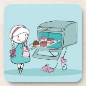 Backen Getränkeuntersetzer (Vorderseite)