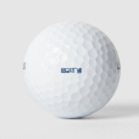Backen Golfball (Vorderseite)