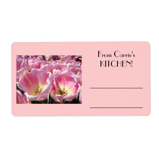 Backen gute Canning Jar Labels Custom KITCHEN (Vorne)