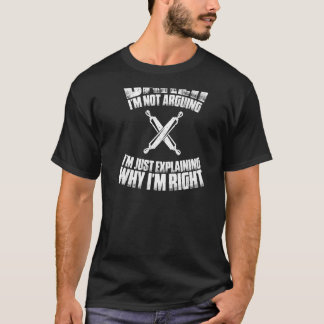 Backen Ich Streite Nicht Bäckerei Bäcker   T-Shirt