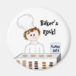 Backen im Stil Magnet