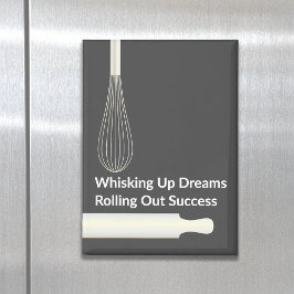 Backen inspirierender Bäckerei Konditorei Koch Magnet