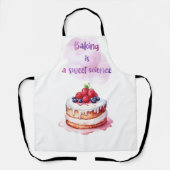 Backen ist eine gute Wissenschaft Schürze (Vorderseite)