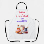 Backen ist eine Kunstform Schürze (Vorderseite)