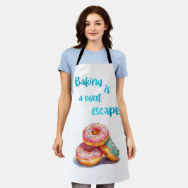 Backen ist eine süße Flucht Schürze