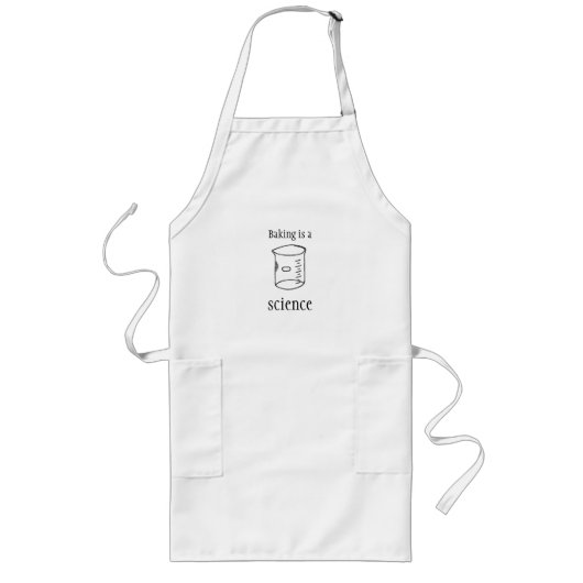 Backen ist eine Wissenschaft Lange Schürze (Vorne)