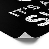 Backen ist kein Hobby, es ist eine Überlebensfähig Poster (Ecke)