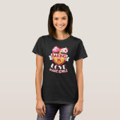 Backen ist Liebe-Bäckerangebot T-Shirt (Vorne ganz)