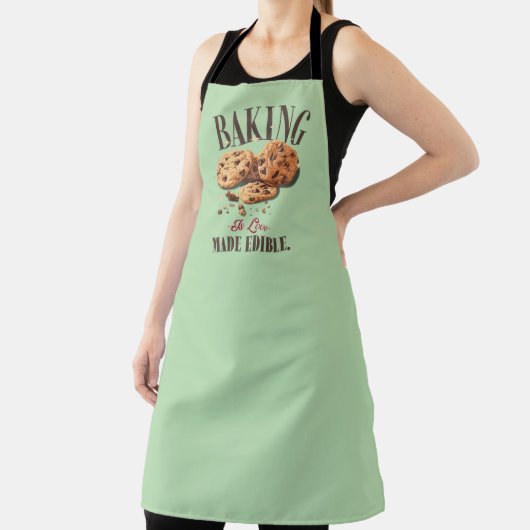 Backen ist Liebe, die essbar gemacht wird Schürze (InSitu)