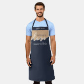 Backen ist Liebe gemacht Editierbare Script-Schürz Schürze (Getragen)