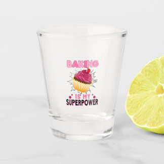 Backen ist mein ausgezeichneter Kuchen-Bäcker Schnapsglas