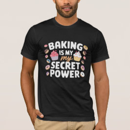 Backen ist mein Kardio-Geheimtrick Lustige Aussage T-Shirt