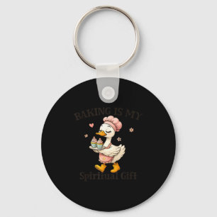 Backen ist mein spirituelles Geschenk Backen Humor Schlüsselanhänger
