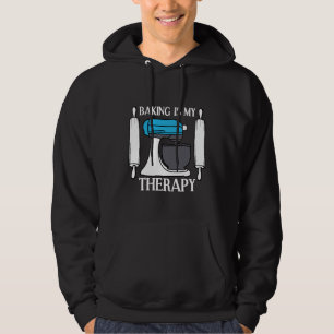Backen ist mein therapeutischer Koch Jersey Hoodie