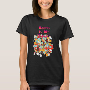 Backen ist mein Therapieziffer sarkastisch T-Shirt