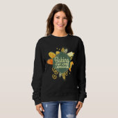 Backen ist meine Liebe - Bäcker Sweatshirt (Vorne ganz)