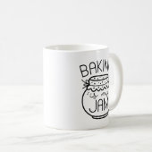 Backen ist meine Marmelade Kaffeetasse (VorderseiteRechts)