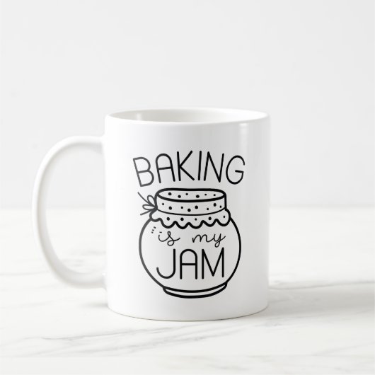 Backen ist meine Marmelade Kaffeetasse (Links)