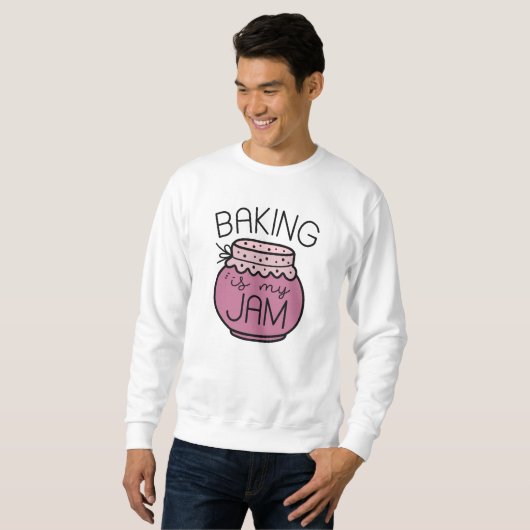 Backen ist meine Marmelade Sweatshirt (Vorne ganz)
