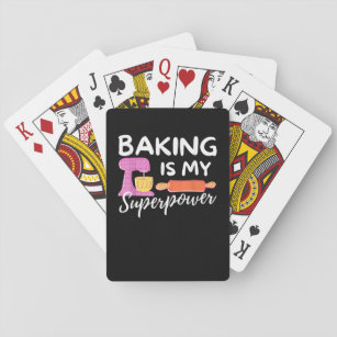 Backen ist meine Supermacht - Funny Baker & Backgi Spielkarten