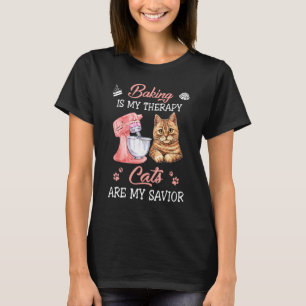 Backen ist meine Therapie Backen sind mein Retter T-Shirt