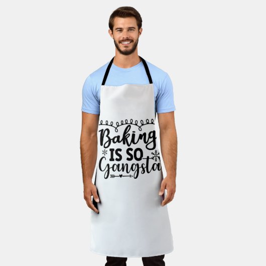 Backen ist so Gangsta Schürze (Getragen)