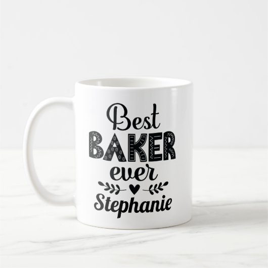 Backen Koch Geschenk Bester Bäcker für je Kaffeetasse (Links)