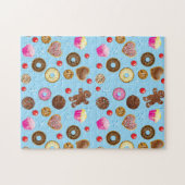 Backen, Kuchen und süße Dinge Spaß Puzzle (Horizontal)