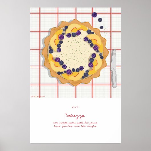 Backen Leidenschaft mit Crostata, der italienische Poster (Vorne)