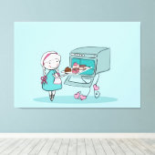 Backen Leinwanddruck (Insitu (Holzboden))