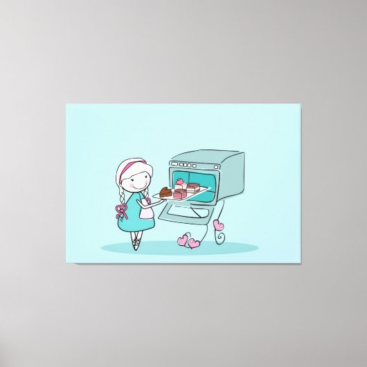 Backen Leinwanddruck (Vorderseite)